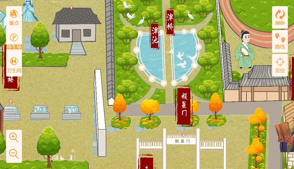 朔州手绘地图景区语音讲解导览系统：智慧景区建设的基石